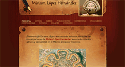 Desktop Screenshot of miriamlopezhernandez.com